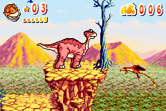 Land Before Time Into the Mysterious Beyond screenshot 3 for GameBoy Advance